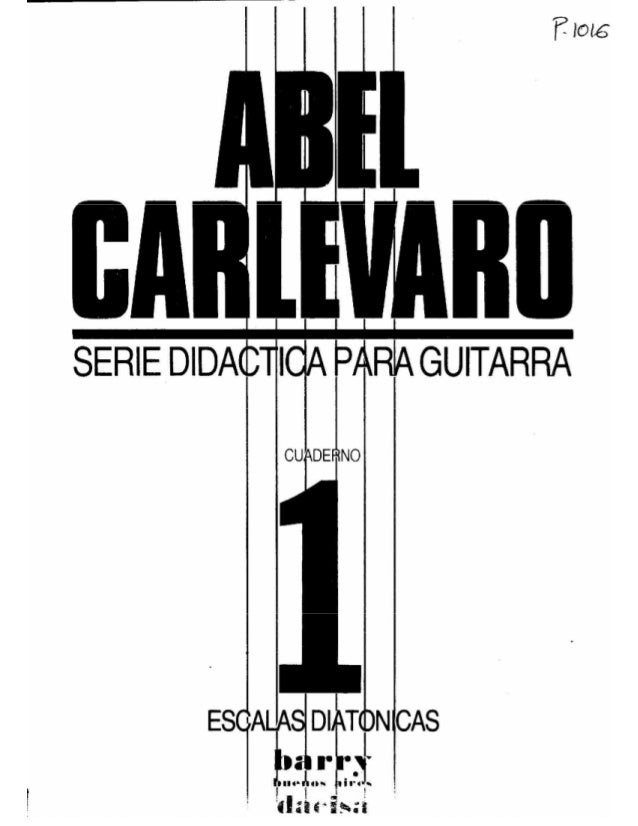 abel carlevaro serie didactica para guitarra 1
